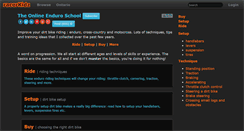 Desktop Screenshot of enduroschool.com